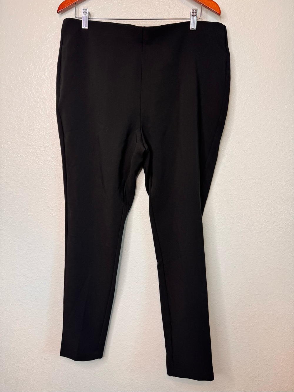 MICHAEL KORS Black Pull On Leggings Pants size XL Stretchy No pockets